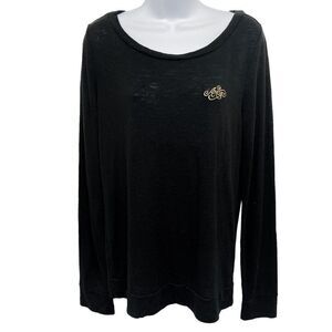 Victoria's Secret Burnout Knit Embroidered Angel Pullover Sweater Top